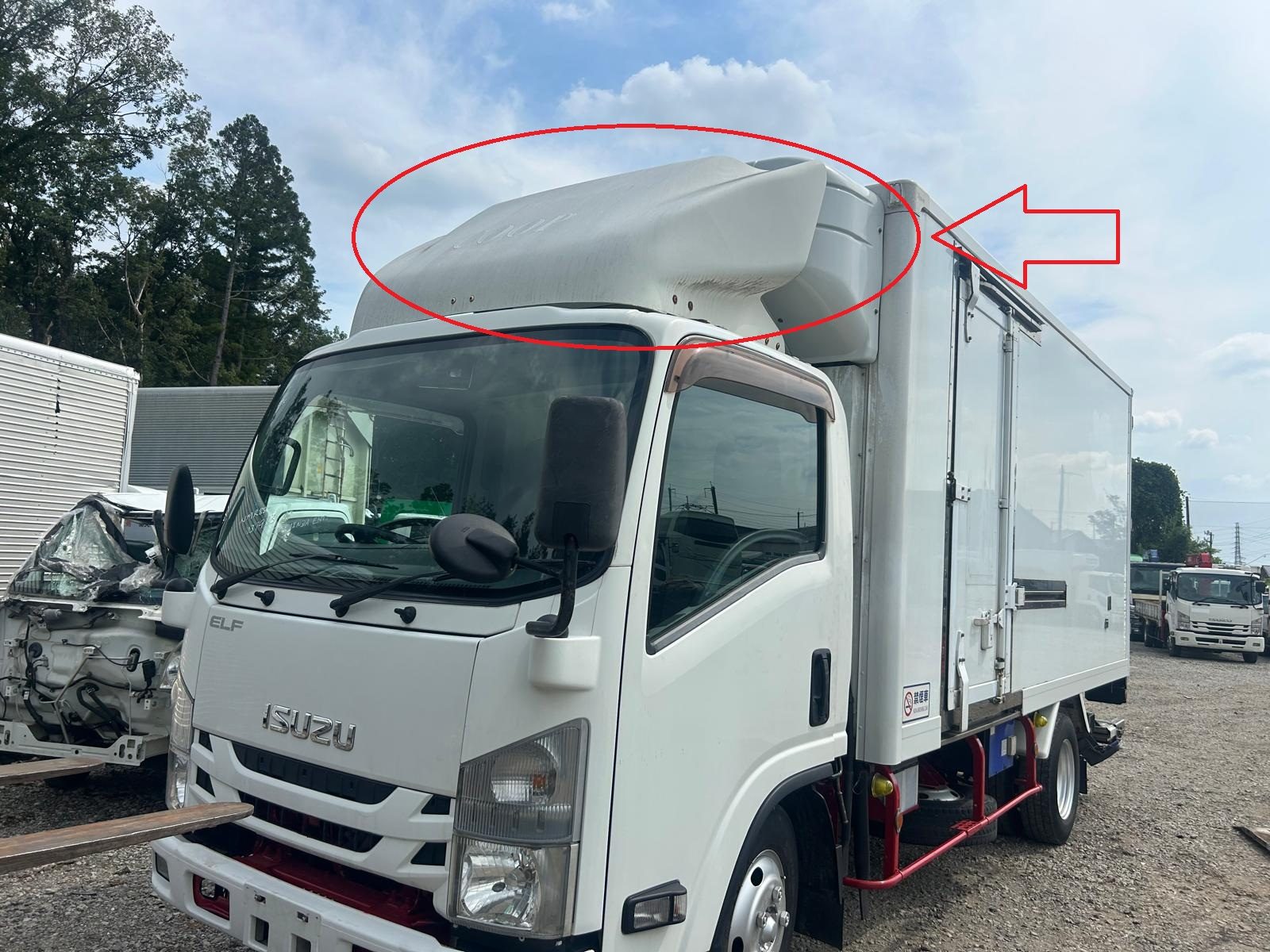 CG-P10 | 導風板　風防　風よけ　いすゞ　NMR85/88 NLR　【管理番号：CG-P10】