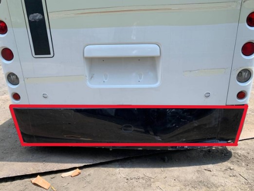 [REF.No: CE-AG-26-P2] Hino Poncho rear bumper