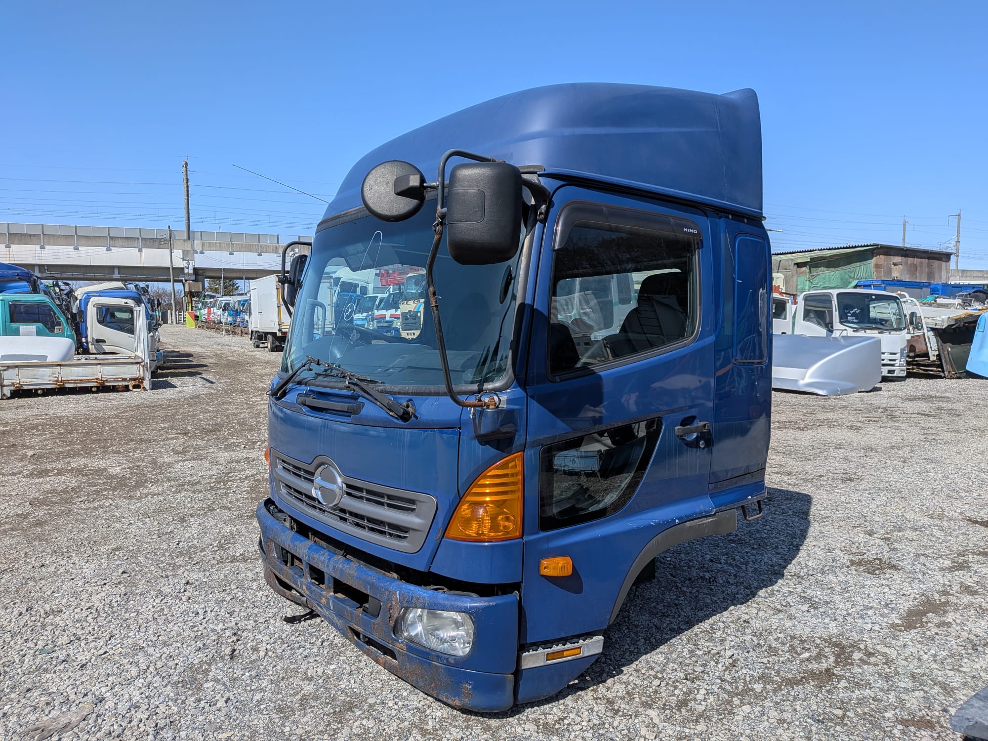(REF NO : CG-AC-131) Cabin only, Hino Ranger Cabin FD7JUA-10635, with bed