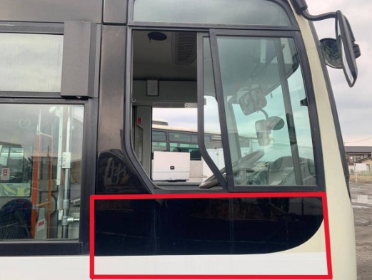 [REF.No: CE-AG-25-P1] Hino Poncho Right Driver's side First panel Upper
